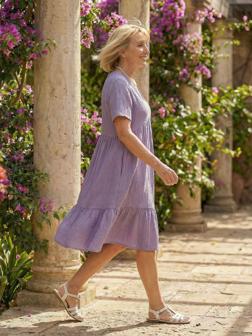Women's Woven Dress with Lightweight Comfort for Daywear