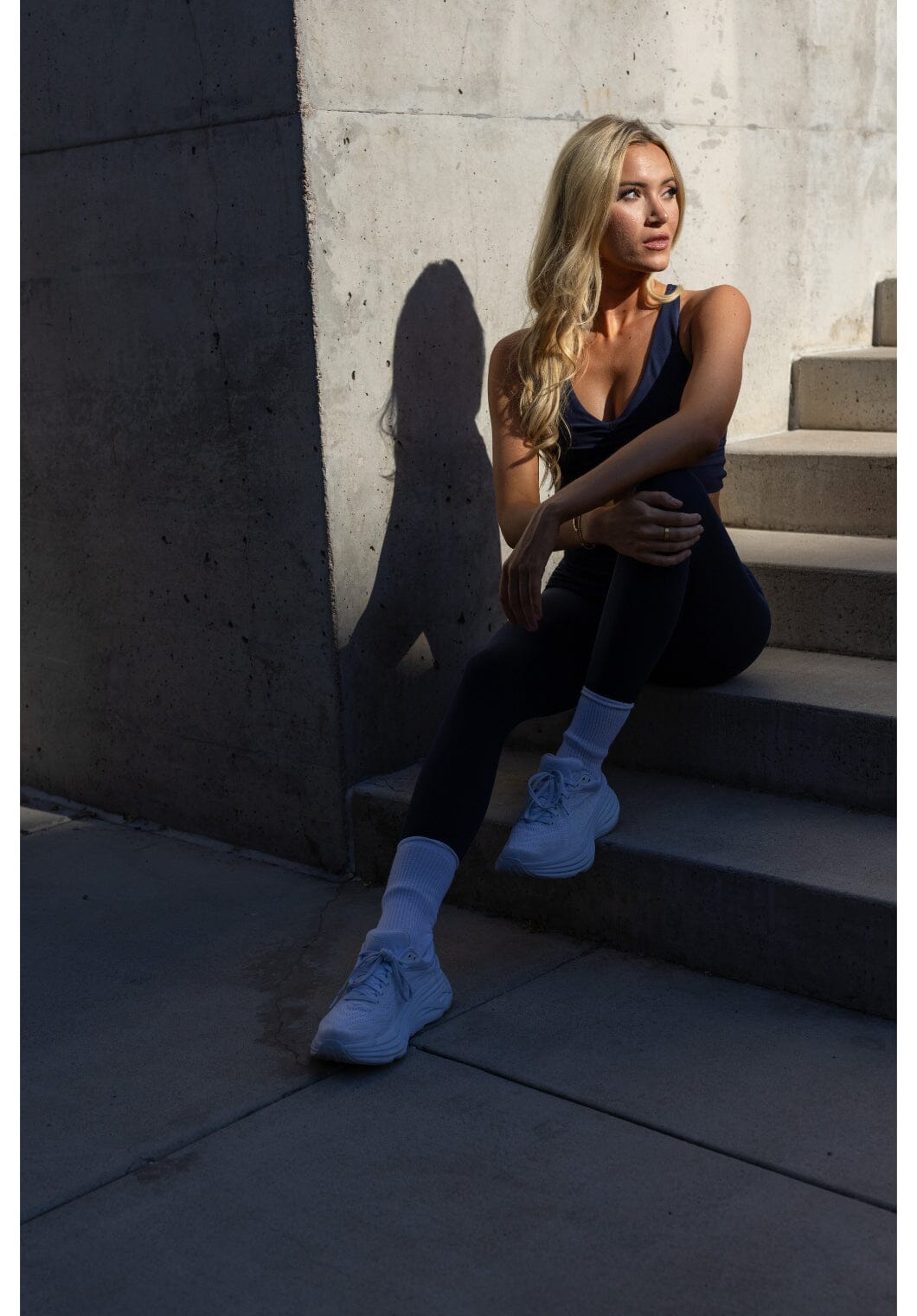 Women's High-Rise Leggings with Seams for Yoga, Low-Impact