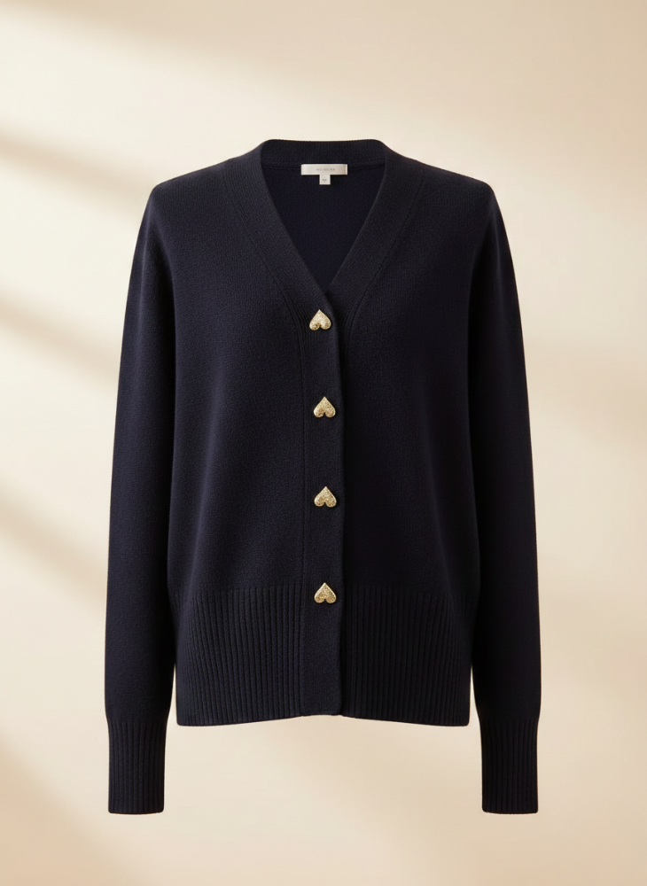 Women's Classic Cardigan for Workwear and Layering