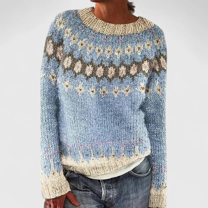 Women's Casual Sweater with Clean Lines for Layering