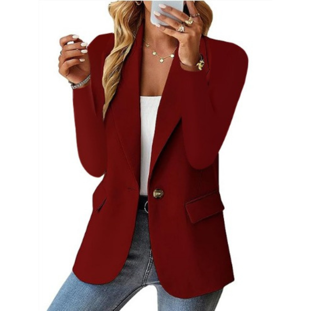 Women's Elegant Blazer with Refined Fit for Workwear