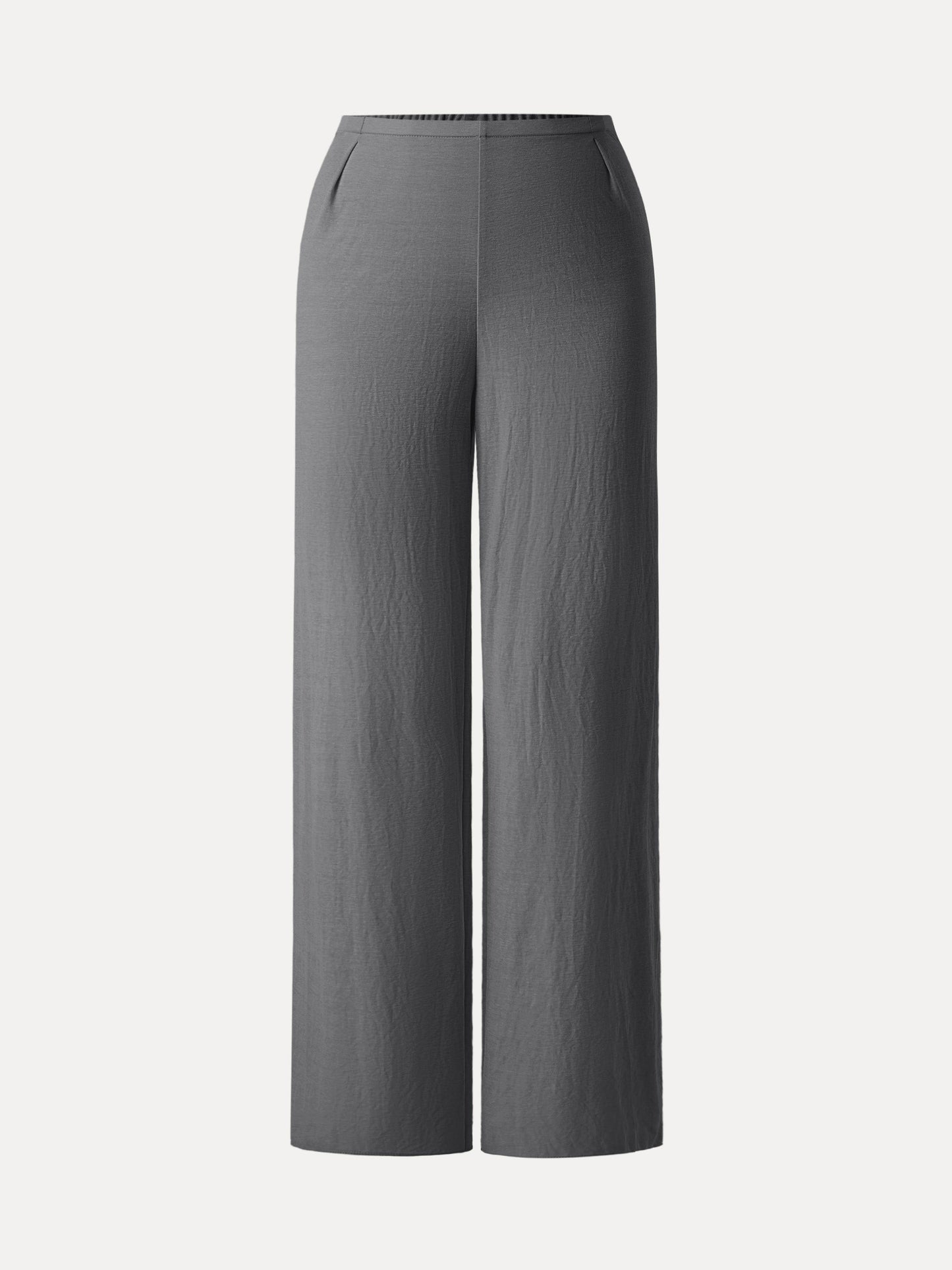 Women's Mid Rise Straight Leg Trousers for Casual Wear