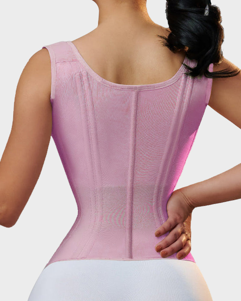 Women's Tummy Control Waist Trainer with Straps for Workout