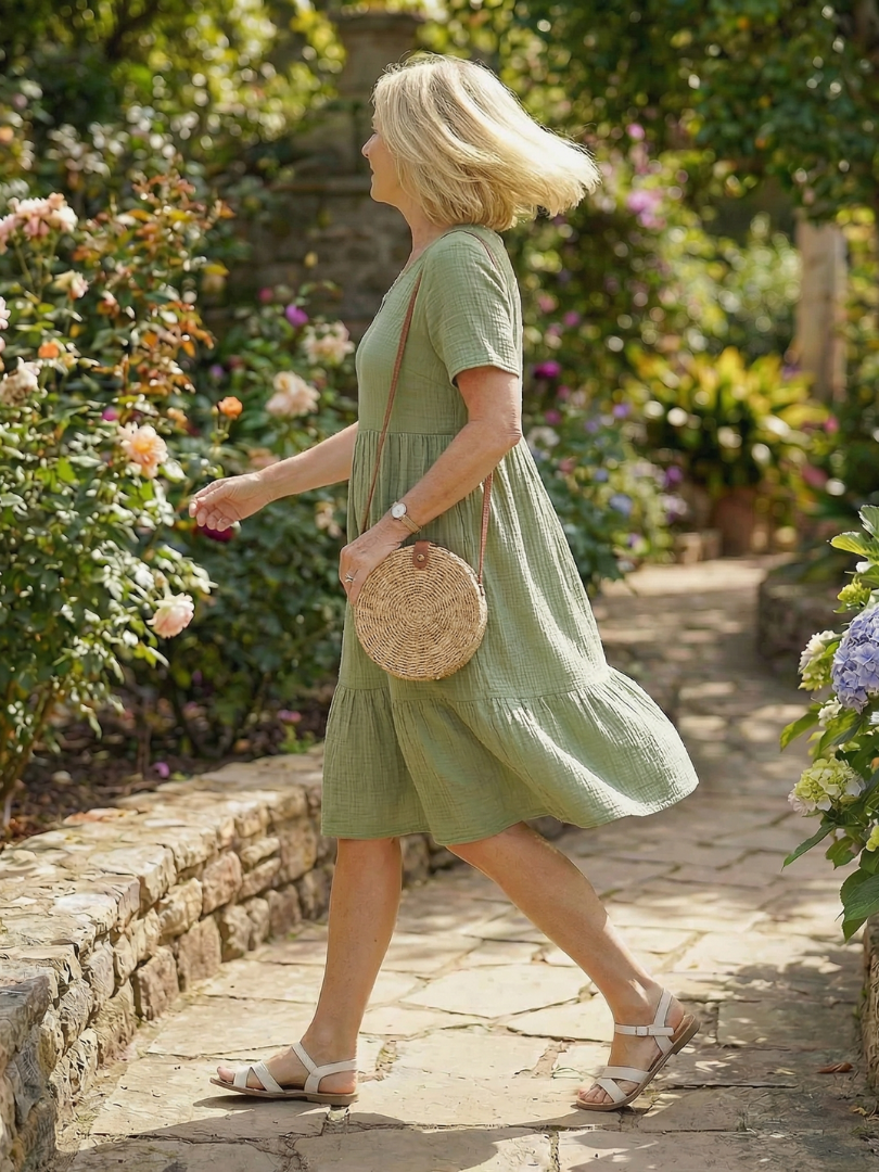 Women's Woven Dress with Lightweight Comfort for Daywear