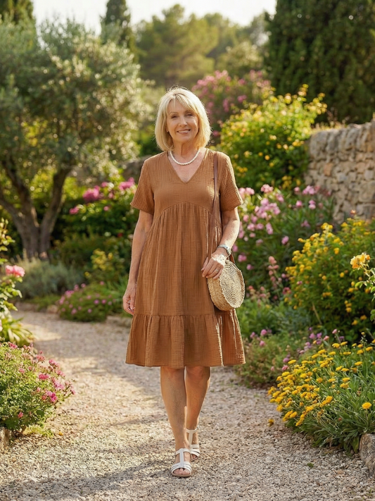 Women's Woven Dress with Lightweight Comfort for Daywear