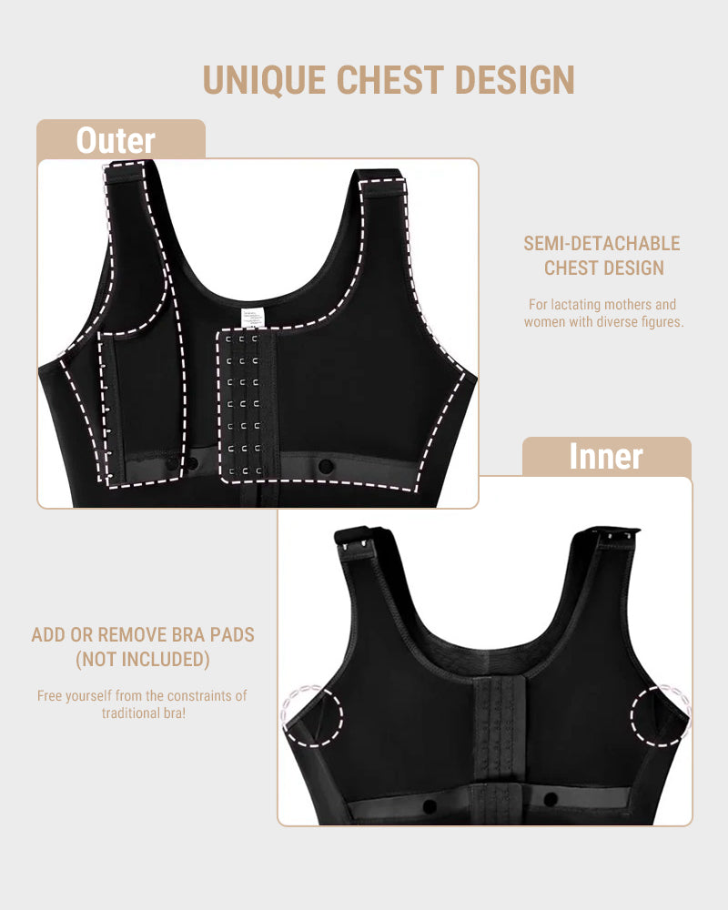 Women's Shapewear Bodysuit with Bra for Postpartum