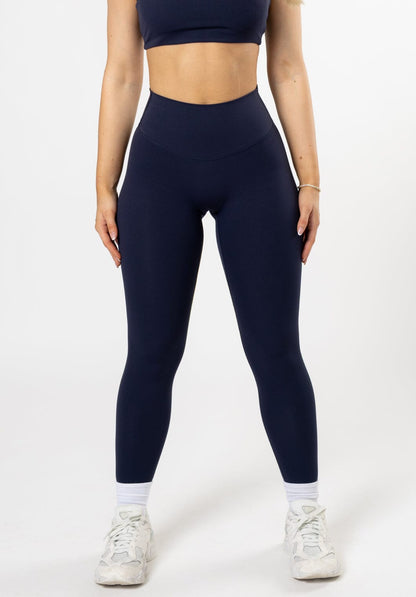Women's High-Rise Leggings with Sculpting Seam for Workouts