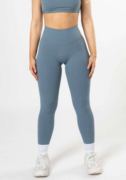 Women's High-Rise Leggings with Contour Seams for Workouts