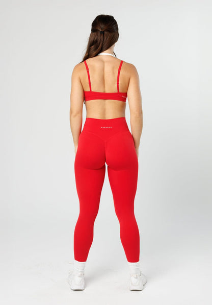 Women's Contour Leggings with Contrast Piping for Yoga