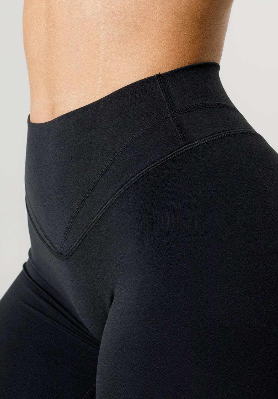 Women's High-Rise Leggings with Curve-Seaming for Gym