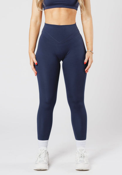 Women's Legging with High-Rise Contour Seam for Gym Workouts