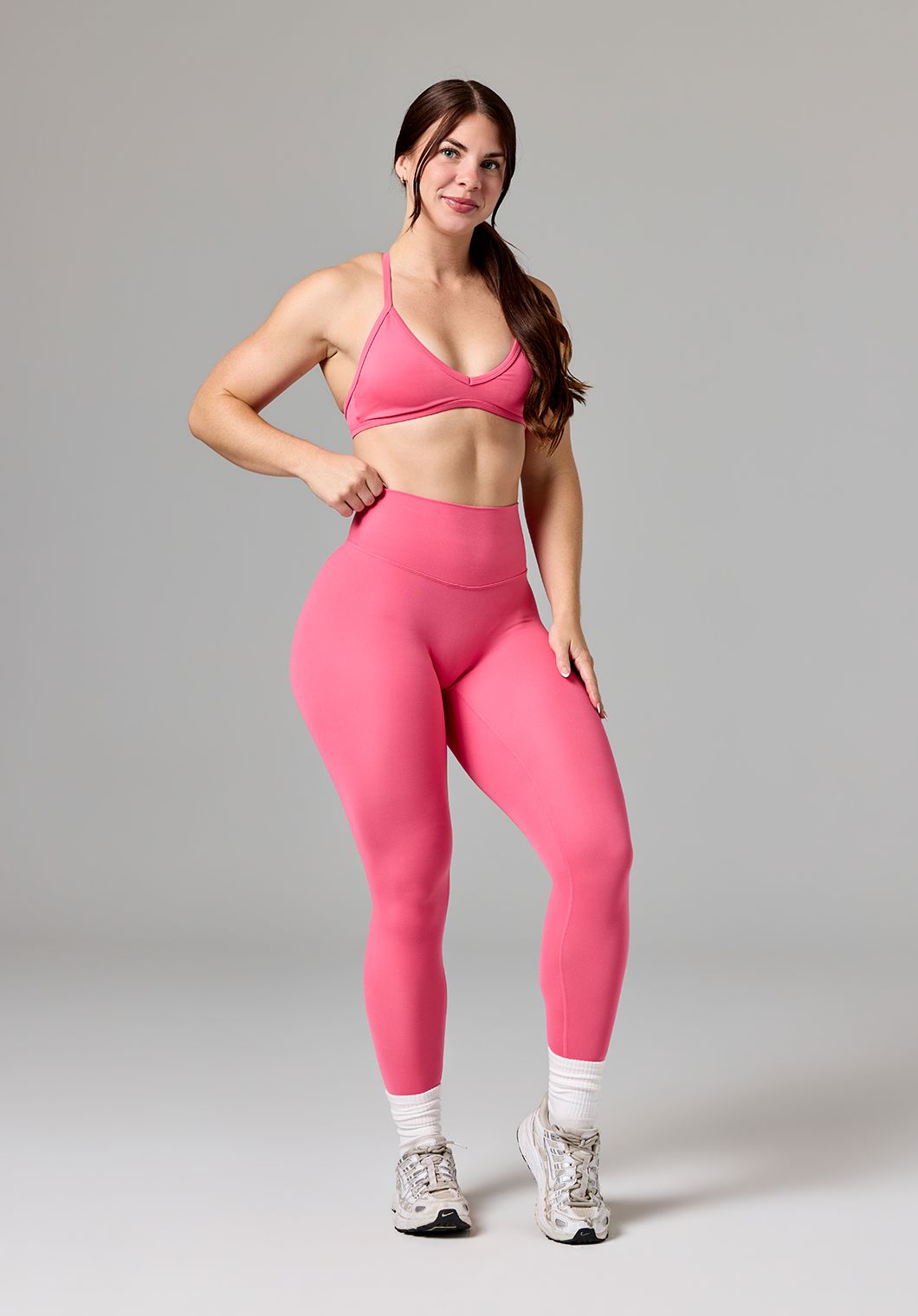 Women's High-Rise Leggings with Sculpt Seam for Low-Impact Days