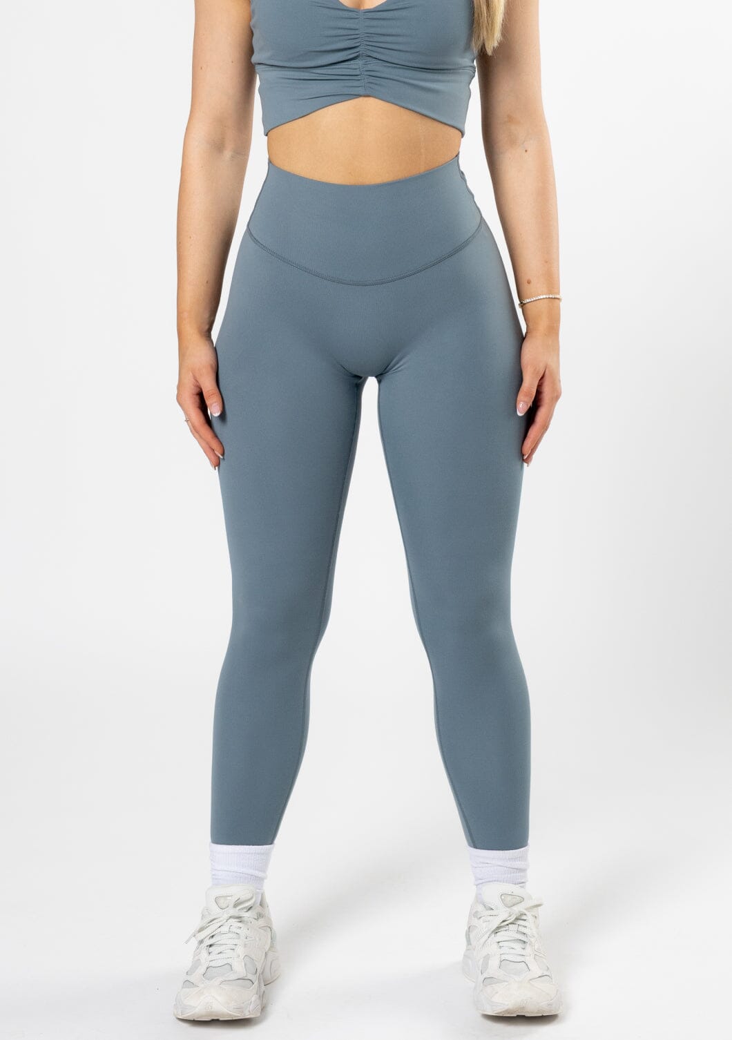 Women's High-Rise Legging with Contour Seam for Casual Wear