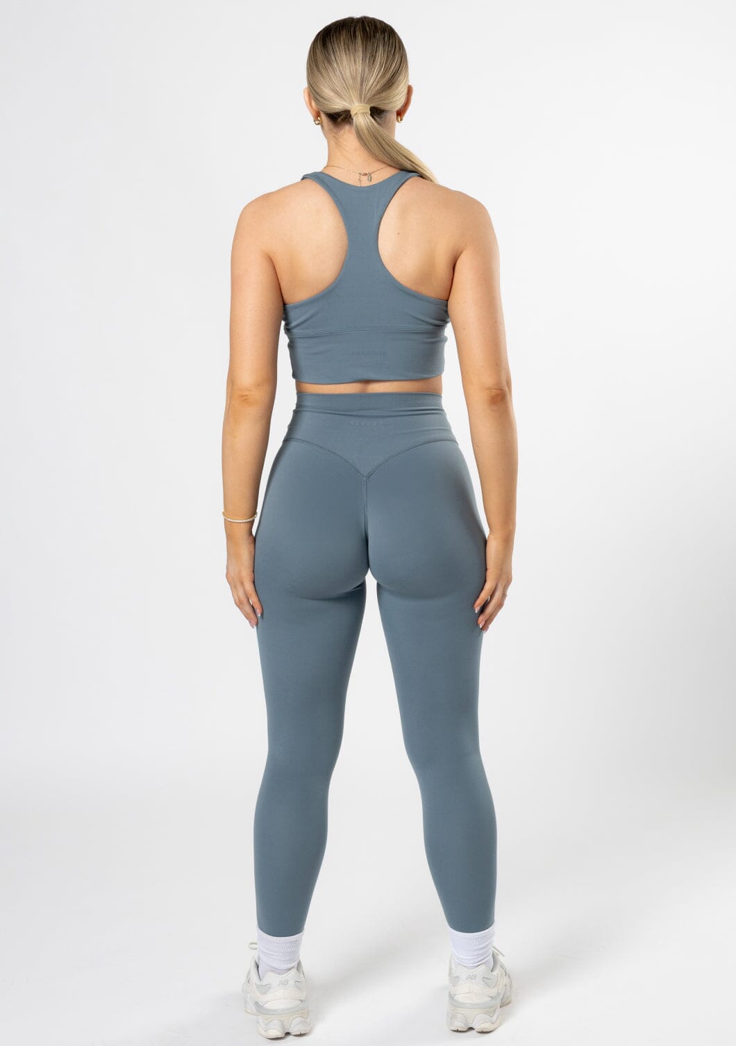 Women's High-Rise Legging with Contour Seam for Casual Wear