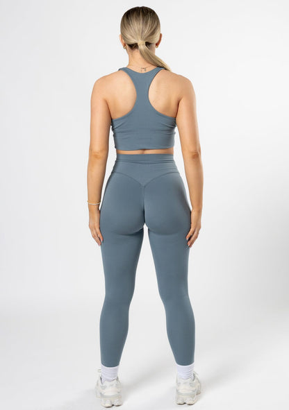Women's High-Rise Legging with Contour Seam for Casual Wear