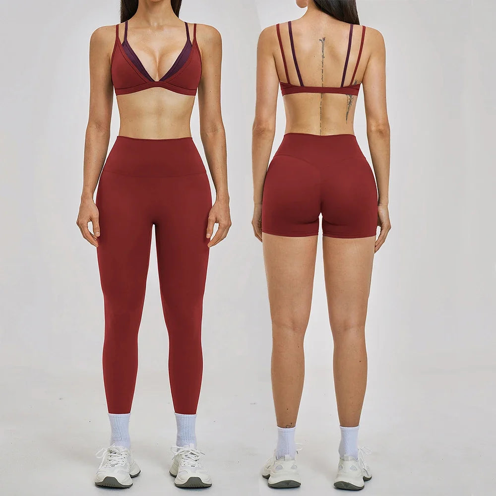 Women's 2 Piece Yoga Suit with Flexible Design for Yoga Practice
