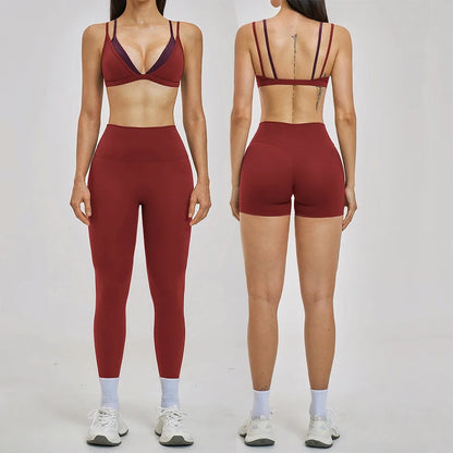 Women's 2 Piece Yoga Suit with Flexible Design for Yoga Practice