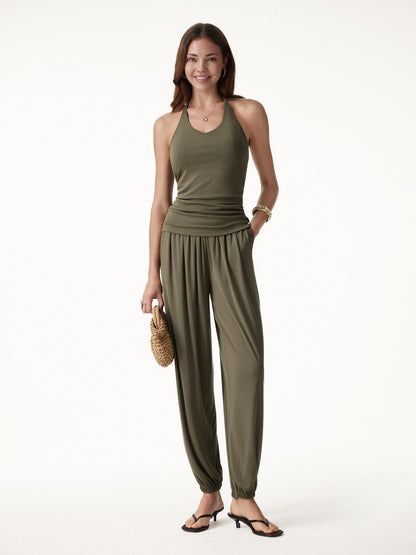 Women's Balloon Pants with Pockets Ultra-Soft Modal for Work