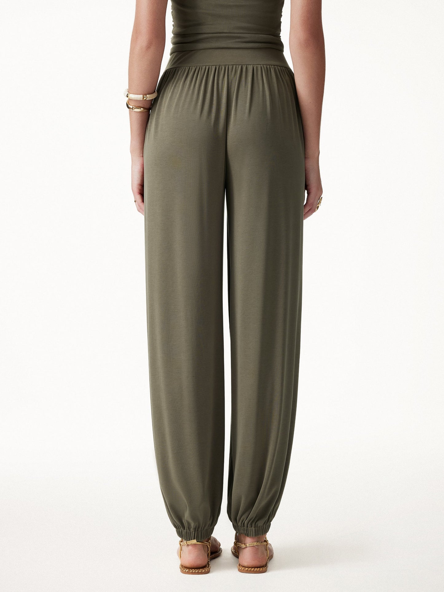 Women's Balloon Pants with Pockets Ultra-Soft Modal for Work