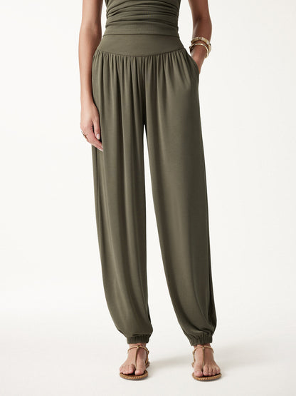 Women's Balloon Pants with Pockets Ultra-Soft Modal for Work