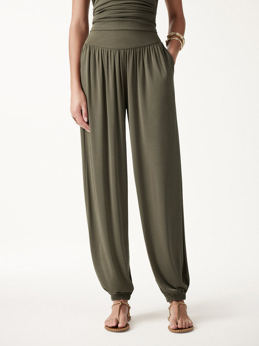 Women's Balloon Pants with Pockets Ultra-Soft Modal for Work