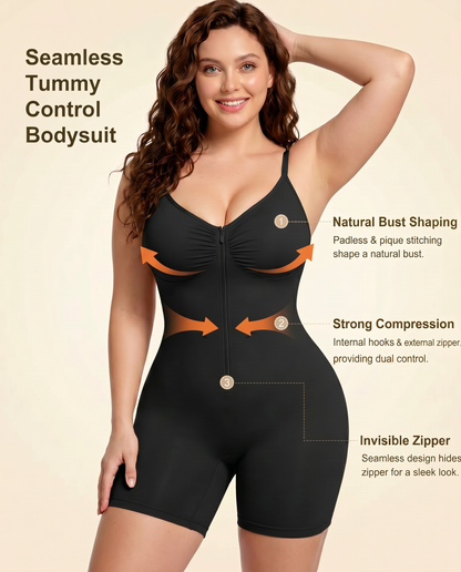 Women's Body Shaper with Zip Closure for Special Occasions