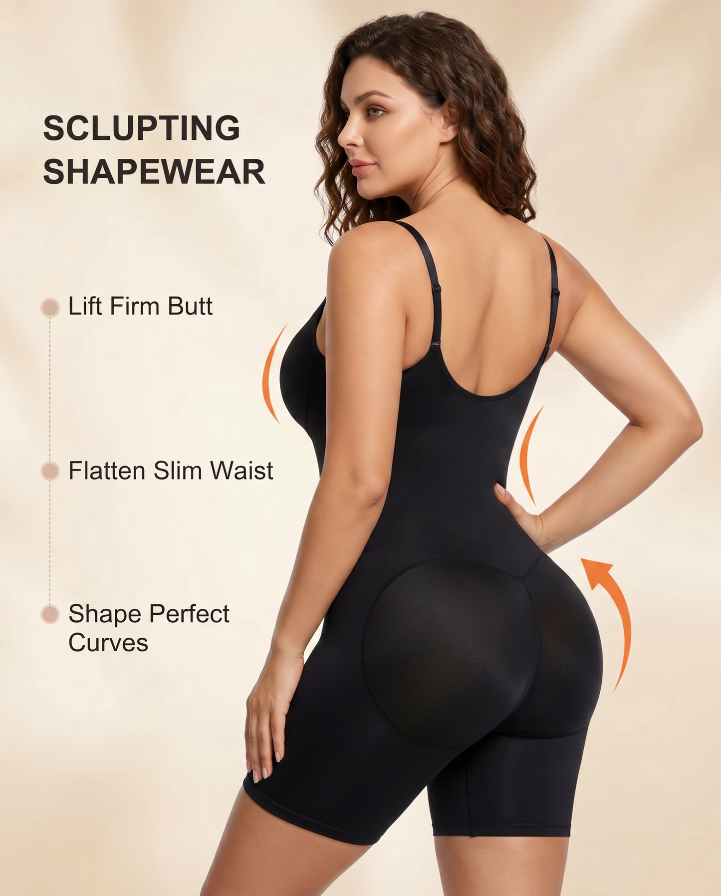 Women's Body Shaper with Zip Closure for Special Occasions