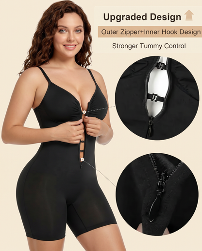 Women's Body Shaper with Zip Closure for Special Occasions