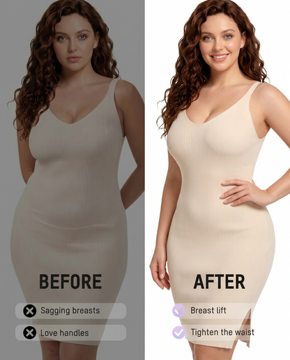 Women's Body Shaper with Zip Closure for Special Occasions