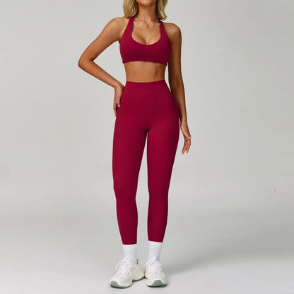 Women's Breathable Yoga Suits with High-Waist for Workouts