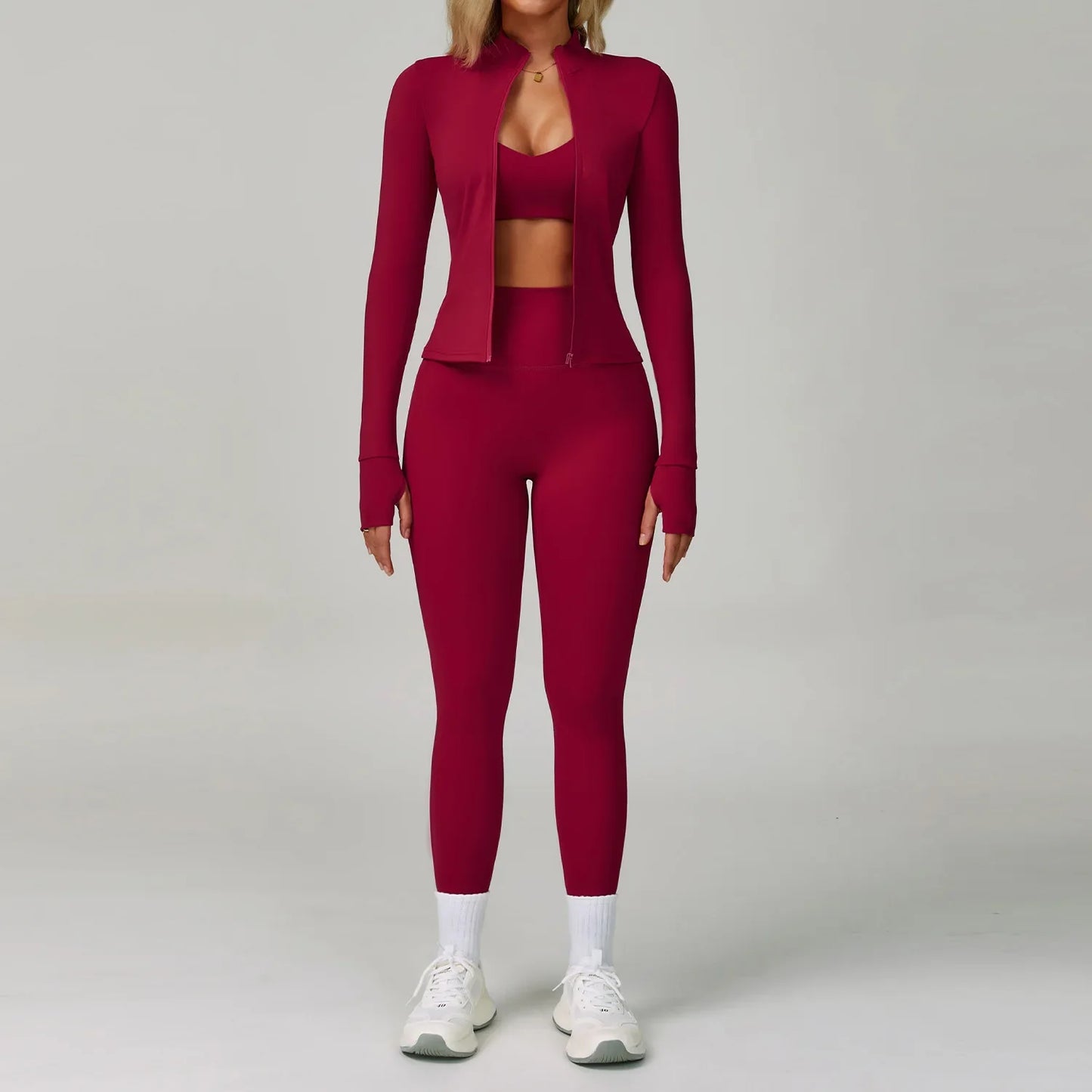 Women's Breathable Yoga Suits with High-Waist for Workouts