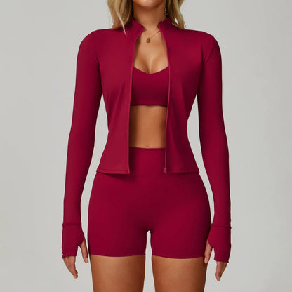 Women's Breathable Yoga Suits with High-Waist for Workouts