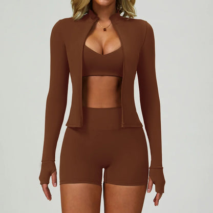 Women's Breathable Yoga Suits with High-Waist for Workouts