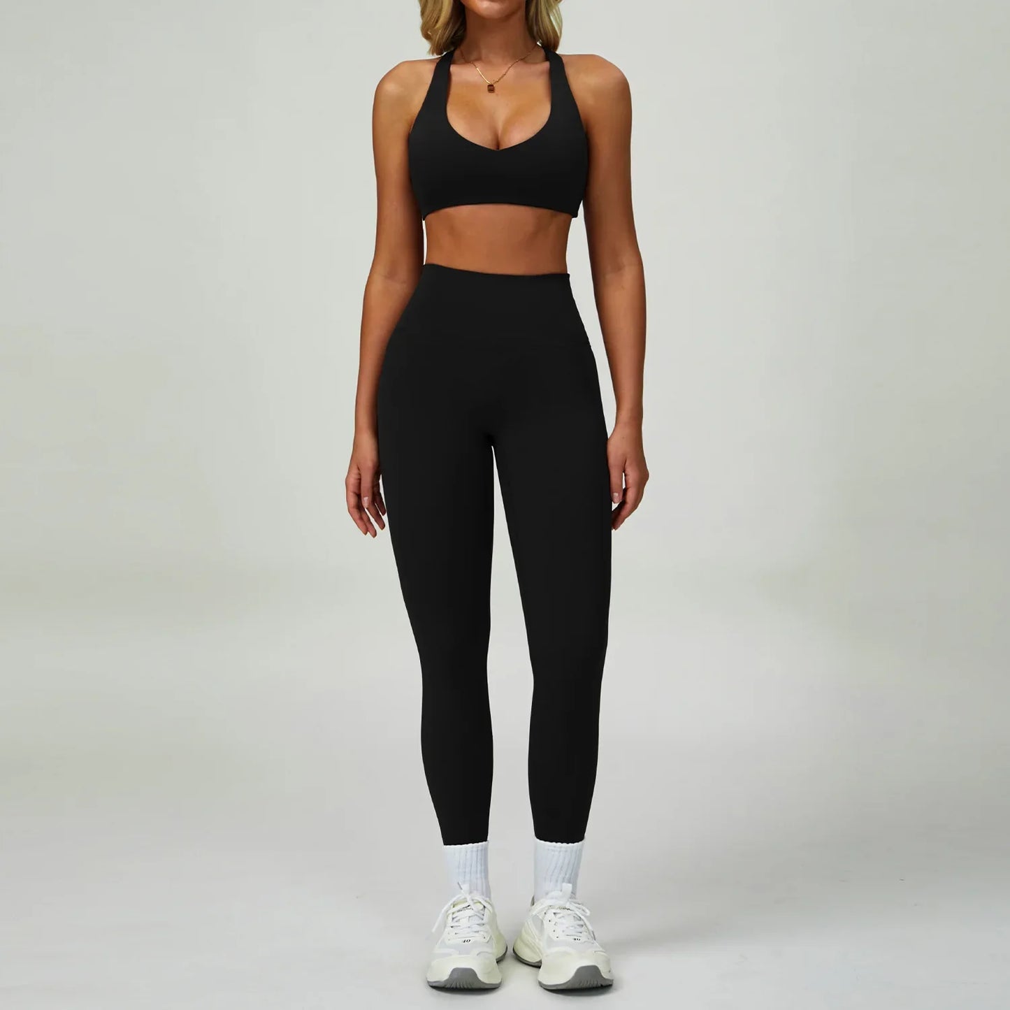 Women's Breathable Yoga Suits with High-Waist for Workouts