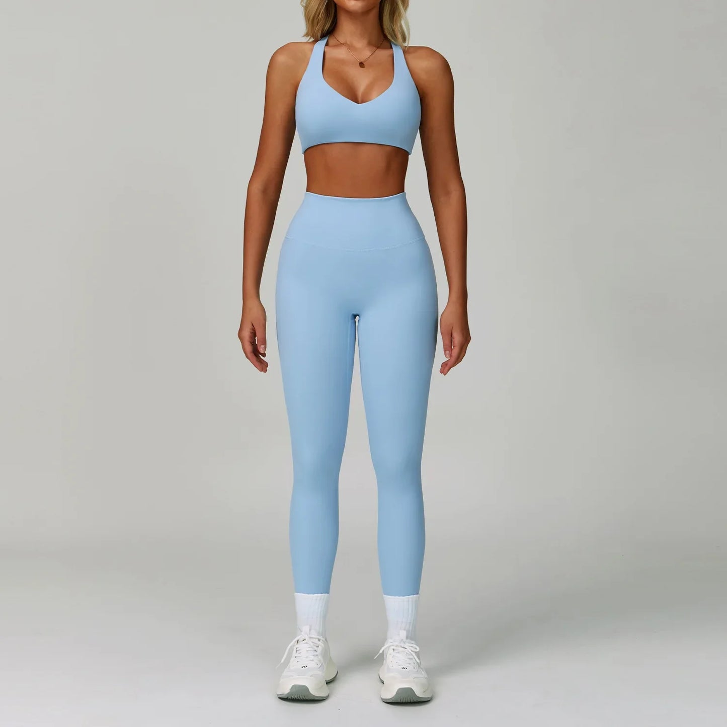 Women's Breathable Yoga Suits with High-Waist for Workouts