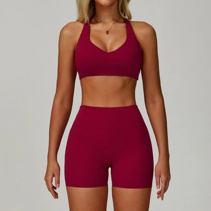 Women's Breathable Yoga Suits with High-Waist for Workouts
