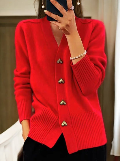 Women's Classic Cardigan for Workwear and Layering