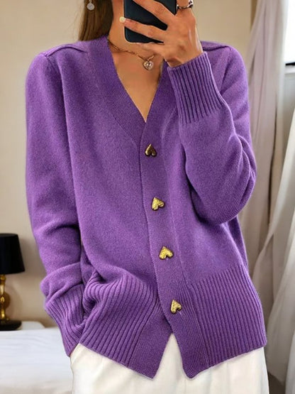 Women's Classic Cardigan for Workwear and Layering
