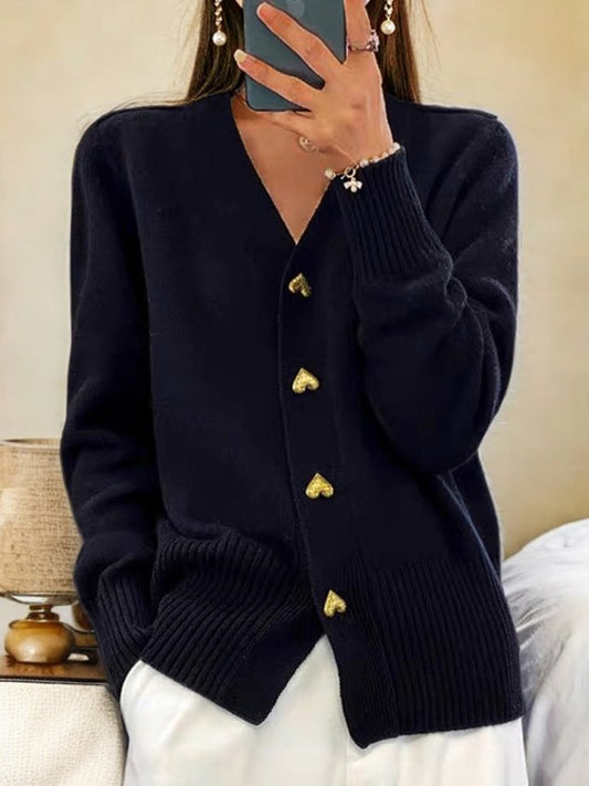 Women's Classic Cardigan for Workwear and Layering