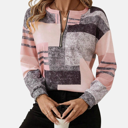 Women's Cardigan with Half-Zip for Everyday Layering