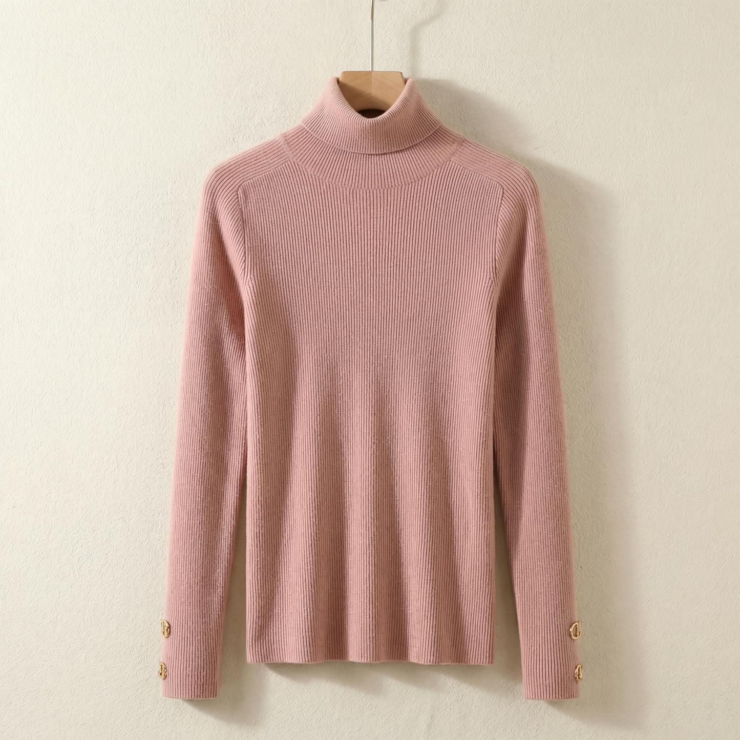 Women's Cashmere Turtleneck Sweater for Smart-Casual Wear