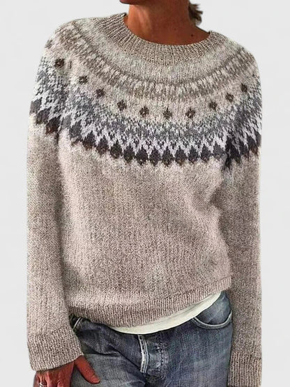 Women's Casual Sweater with Clean Lines for Layering