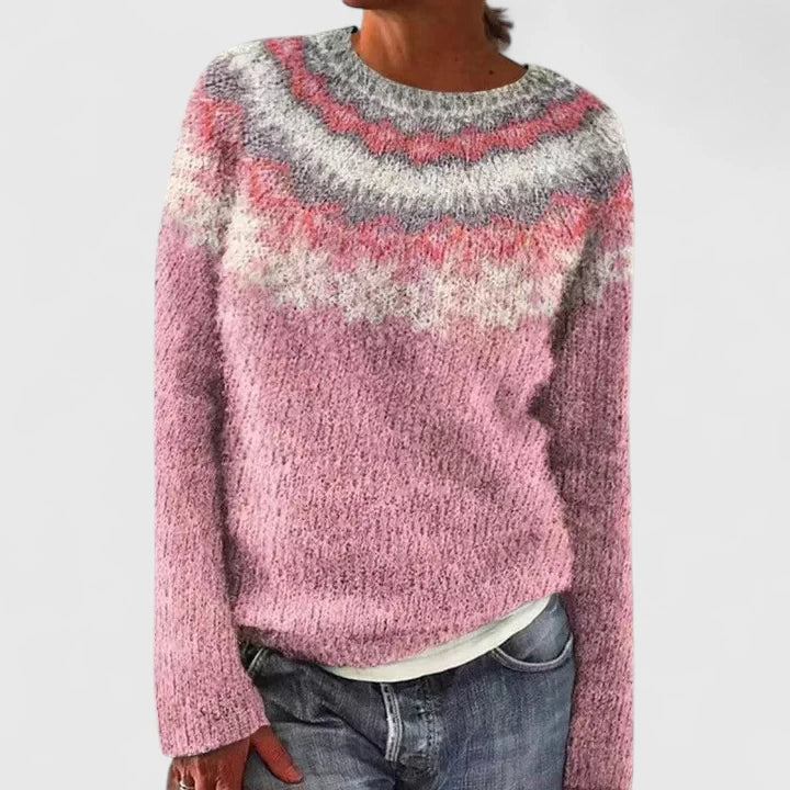 Women's Casual Sweater with Clean Lines for Layering