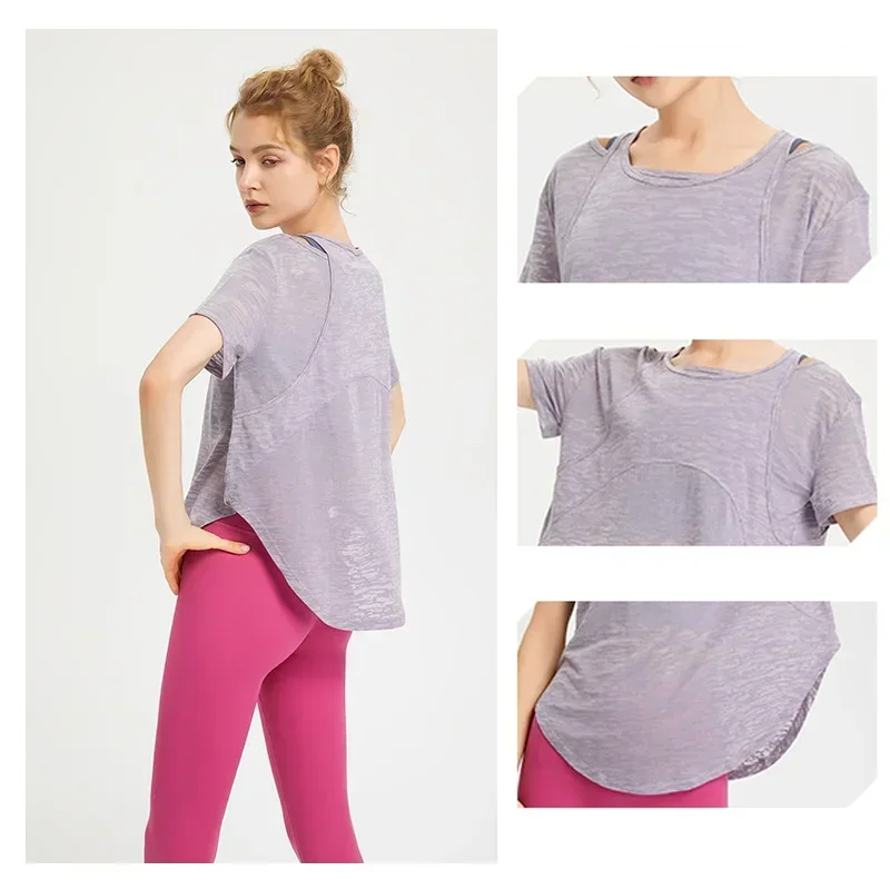 Women's Cotton Training Sport Top Breathable for Workouts