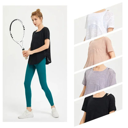 Women's Cotton Training Sport Top Breathable for Workouts