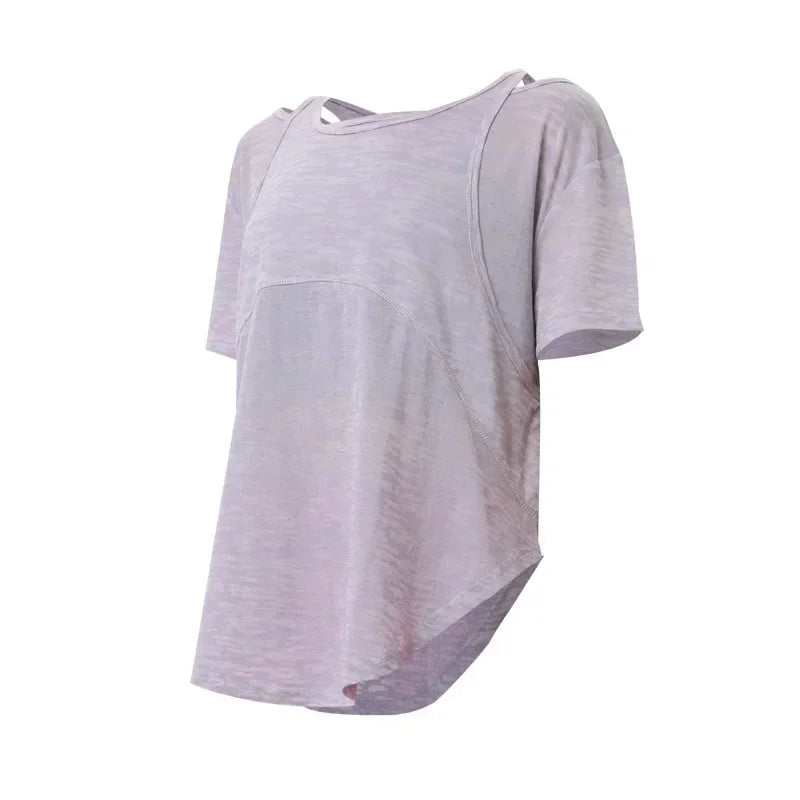 Women's Cotton Training Sport Top Breathable for Workouts