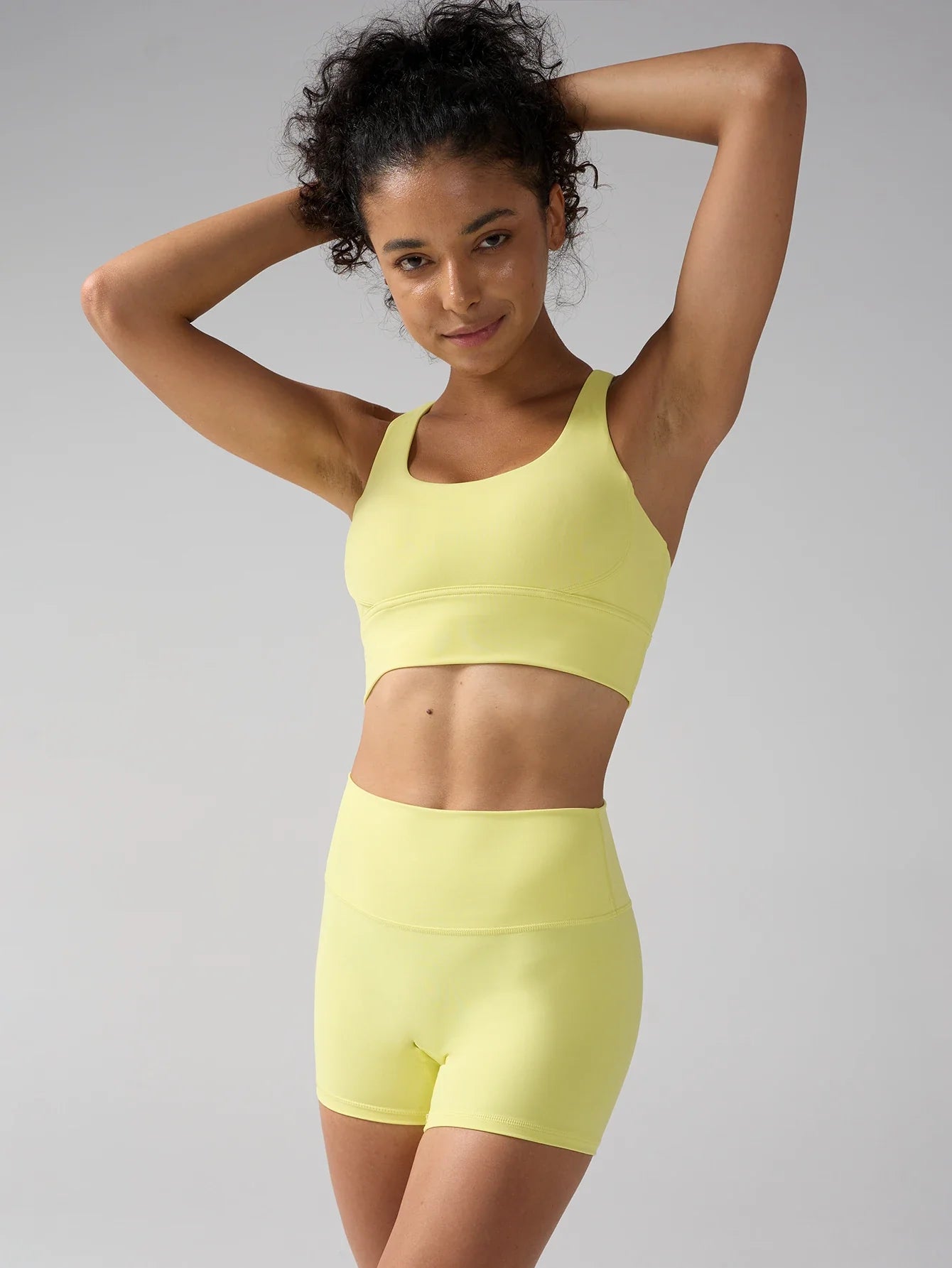 Women's Cross-Back Yoga Set with Stretch for Yoga