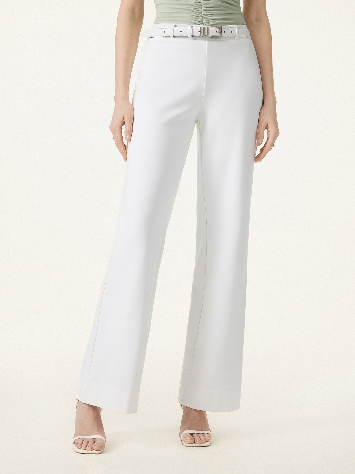 Women's Drapey Wide Leg Trousers with Pockets for Casual Wear