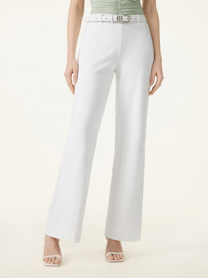 Women's Drapey Wide Leg Trousers with Pockets for Casual Wear