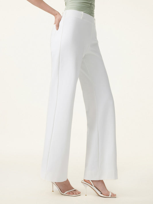 Women's Drapey Wide Leg Trousers with Pockets for Casual Wear